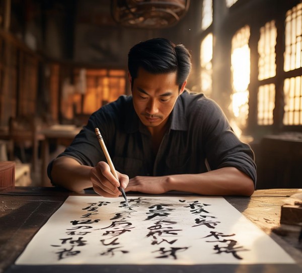 墨舞人生，书法中的生活哲学探微,墨舞人生，书法与生活的哲学一瞥,书法,书法艺术,第1张