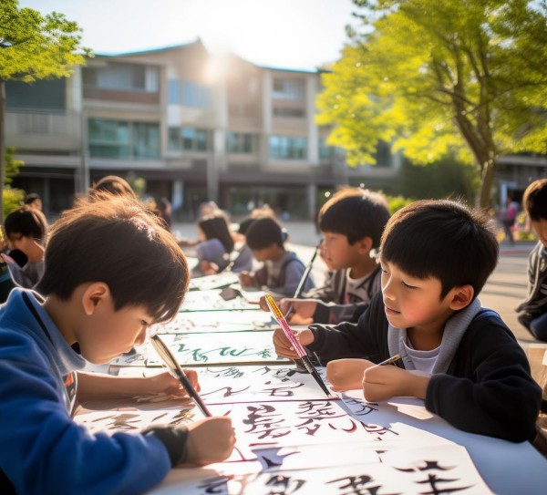 校园里硬笔书画艺术盛放，八年级学子青春风采熠熠生辉,硬笔书画艺术绽放校园，八年级学子展现青春风采,书法,书法艺术,硬笔书画,第1张