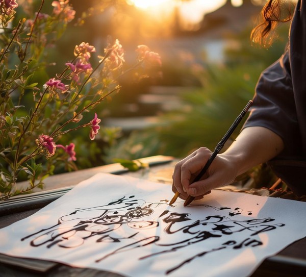 墨舞生活韵，笔尖现诗情——书法生活美学之旅,生活如歌，书法如韵——探寻书法中的生活之美,书法,书法艺术,第1张