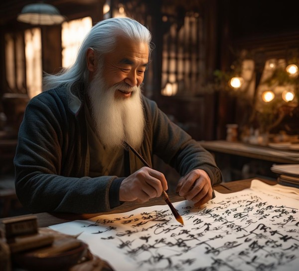 挥毫泼墨展风华，书法名家六盘山词笔韵飘香,书法名家挥毫泼墨，清平乐六盘山词尽显风华,书法,书法艺术,第1张