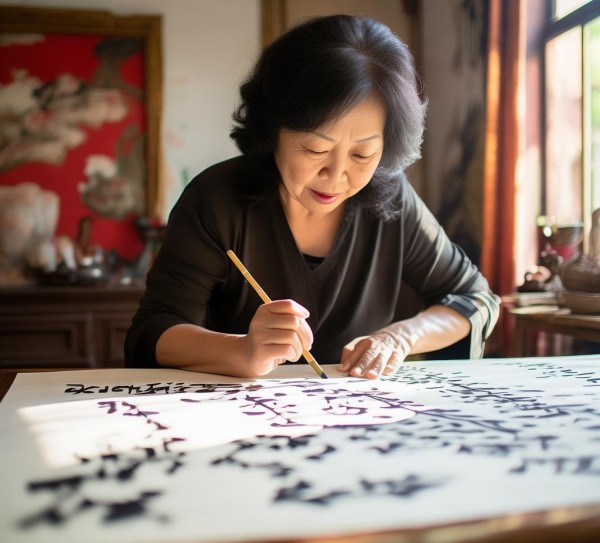 墨舞新时代，硬笔书法中的文化意境与梦想之光,新时代新生活新梦想——硬笔书法作品中的文化韵味,书法,书法艺术,第1张