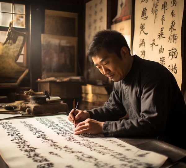 揭秘书法老师日常开销，传统生活费的真相,书法老师的生活费，揭秘这个传统职业的日常开销,书法,书法艺术,第1张